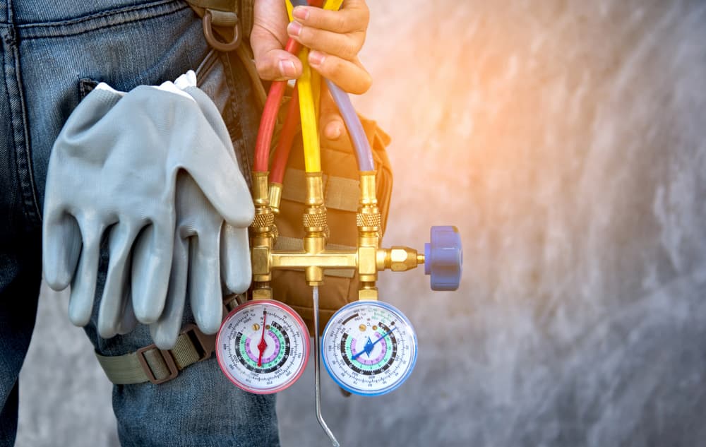 Meter used for furnace repair